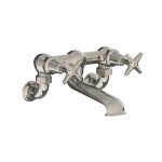 Lefroy Brooks Classic Bateria wannowa 2-otworowa ścienna Silver Nickel LS1151NK