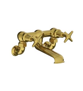 Lefroy Brooks Classic Bateria wannowa 2-otworowa ścienna Polished Brass LS1151PB