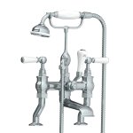 Lefroy Brooks Classic Bateria wannowa 2-otworowa z zestawem prysznicowym Chrom WL1100CP