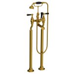 Lefroy Brooks Classic Bateria wannowa wolnostojąca z zestawem prysznicowym Antique Gold BL1144AG