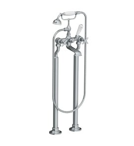 Lefroy Brooks Classic Bateria wannowa wolnostojąca z zestawem prysznicowym Chrom LS1144CP