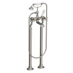 Lefroy Brooks Classic Bateria wannowa wolnostojąca z zestawem prysznicowym Silver Nickel LS1144NK