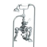 Lefroy Brooks Classic Bateria wannowa termostatyczna 2-otworowa z zestawem prysznicowym Chrom DM/GD8823CP