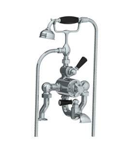 Lefroy Brooks Classic Bateria wannowa termostatyczna 2-otworowa z zestawem prysznicowym Chrom DM/BL8823CP