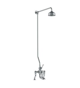 Lefroy Brooks Classic Bateria wannowa 2-otworowa z deszczownicą Ø 129 mm Chrom DMGD8821CP