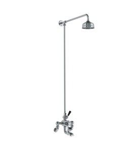 Lefroy Brooks Classic Bateria wannowa termostatyczna 2-otworowa ścienna z deszczownicą Ø 129 mm Chrom WMBL8821CP