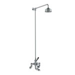 Lefroy Brooks Classic Bateria wannowa termostatyczna 2-otworowa ścienna z deszczownicą Ø 129 mm Chrom WMBL8821CP