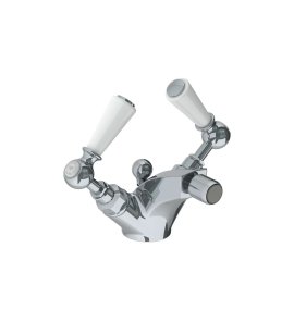 Lefroy Brooks Classic Bateria bidetowa z korkiem automatycznym Chrom WL1195CP
