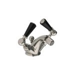 Lefroy Brooks Classic Bateria bidetowa z korkiem automatycznym Silver Nickel BL1199NK