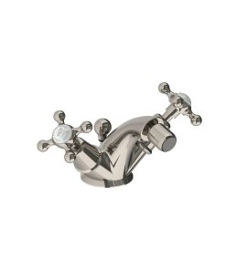Lefroy Brooks Classic Bateria bidetowa z korkiem automatycznym Silver Nickel CH1199NK