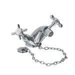 Lefroy Brooks Classic Bateria bidetowa z korkiem na łańcuszku Chrom LBS1199CP