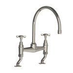Lefroy Brooks Classic Bateria kuchenna 2-otworowa Silver Nickel LB1517NK