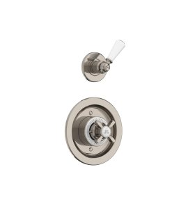 Lefroy Brooks Classic Bateria termostatyczna natryskowa podtynkowa z zaworem ciśnieniowym na jednodrożna Silver Nickel GD8801NK