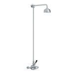 Lefroy Brooks Classic Bateria natryskowa termostatyczna ścienna z deszczownicą Ø 129 mm Chrom BL8701CP