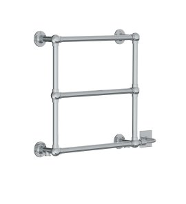 Lefroy Brooks Classic Grzejnik łazienkowy wodno-elektryczny Chrom LB3208CP-DF