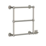 Lefroy Brooks Classic Grzejnik łazienkowy wodno-elektryczny Silver Nickel LB3208NK-DF
