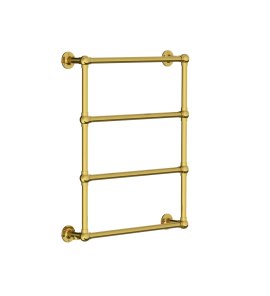 Lefroy Brooks Classic Grzejnik łazienkowy wodny 610x762 mm Polished Brass LB3200PB