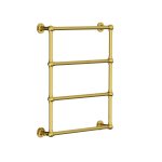 Lefroy Brooks Classic Grzejnik łazienkowy wodny 610x762 mm Polished Brass LB3200PB