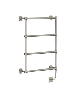 Lefroy Brooks Classic Grzejnik łazienkowy elektryczny 610x762 mm Silver Nickel LB3200NK-SE