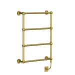 Lefroy Brooks Classic Grzejnik łazienkowy elektryczny 610x762 mm Polished Brass LB3200PB-SE