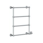 Lefroy Brooks Classic Grzejnik łazienkowy wodno-elektryczny 610x762 mm Chrom LB3200CP-DF