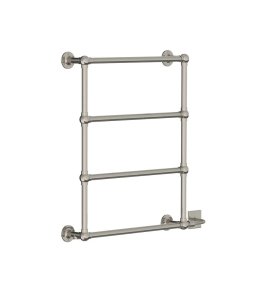 Lefroy Brooks Classic Grzejnik łazienkowy wodno-elektryczny 610x762 mm Silver Nickel LB3200NK-DF
