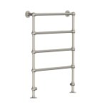Lefroy Brooks Classic Grzejnik łazienkowy wodny 610x915 mm stojący Silver Nickel LB3203NK