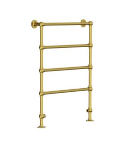 Lefroy Brooks Classic Grzejnik łazienkowy wodny 610x915 mm stojący Polished Brass LB3203PB