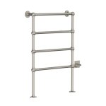 Lefroy Brooks Classic Grzejnik łazienkowy elektryczny 610x915 mm stojący Silver Nickel LB3203NK-SE