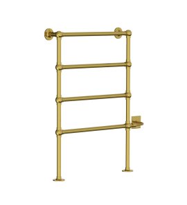 Lefroy Brooks Classic Grzejnik łazienkowy elektryczny 610x915 mm stojący Polished Brass LB3203PB-SE