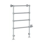 Lefroy Brooks Classic Grzejnik łazienkowy wodno-elektryczny 610x915 mm stojący Chrom LB3203CP-DF