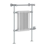 Lefroy Brooks Classic Grzejnik łazienkowy elektryczny 593x916 mm stojący Chrom LB3202CP-SE