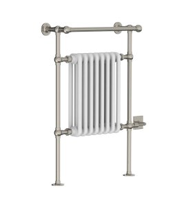 Lefroy Brooks Classic Grzejnik łazienkowy elektryczny 593x916 mm stojący Silver Nickel LB3202NK-SE
