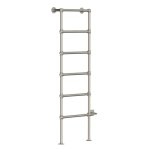 Lefroy Brooks Classic Grzejnik łazienkowy elektryczny 505x1788 mm stojący Silver Nickel LB3206NK-SE