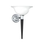 Lefroy Brooks Classic Kinkiet dekoracyjny w kształcie pochodni Chrom LB4018CP