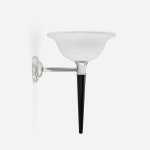 Lefroy Brooks Classic Kinkiet dekoracyjny w kształcie pochodni Chrom LB4018CP