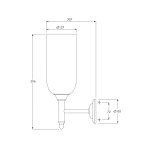 Lefroy Brooks Classic Kinkiet dekoracyjny Chrom LB4019CP