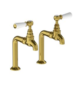 Lefroy Brooks Classic Kran kuchenny - zestaw Polished Brass WL1590PB