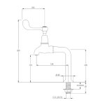 Lefroy Brooks Classic Kran kuchenny - zestaw Chrom CL1590CP