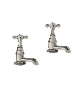 Lefroy Brooks Classic Krany umywalkowe stojące - zestaw Silver Nickel LB1422NK