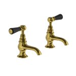 Lefroy Brooks Classic Krany umywalkowe stojące - zestaw Polished Brass BL8022PB