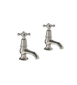 Lefroy Brooks Classic Krany umywalkowe stojące - zestaw Silver Nickel CH8022NK