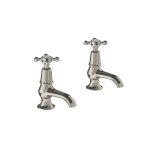 Lefroy Brooks Classic Krany umywalkowe stojące - zestaw Silver Nickel CH8022NK