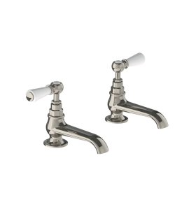 Lefroy Brooks Classic Krany umywalkowe stojące - zestaw Silver Nickel WL8030NK