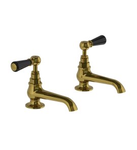 Lefroy Brooks Classic Krany umywalkowe stojące - zestaw Antique Gold BL8030AG