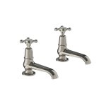 Lefroy Brooks Classic Krany umywalkowe stojące - zestaw Silver Nickel CH8030NK