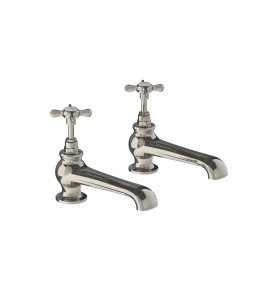 Lefroy Brooks Classic Krany wannowe stojące - zestaw Silver Nickel LB1450NK