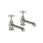 Lefroy Brooks Classic Krany wannowe stojące - zestaw Silver Nickel LB1450NK