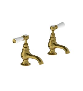 Lefroy Brooks Classic Krany wannowe stojące - zestaw Antique Gold WL8054AG