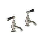 Lefroy Brooks Classic Krany wannowe stojące - zestaw Silver Nickel BL8054NK